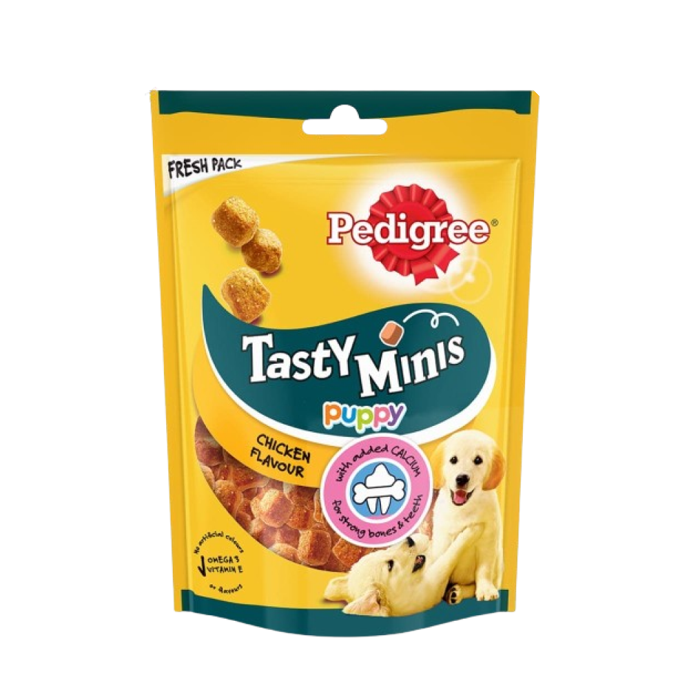 Buy Pedigree Tasty Minis Puppy Dog Treats Chicken Flavour - PawsAndPaws.com