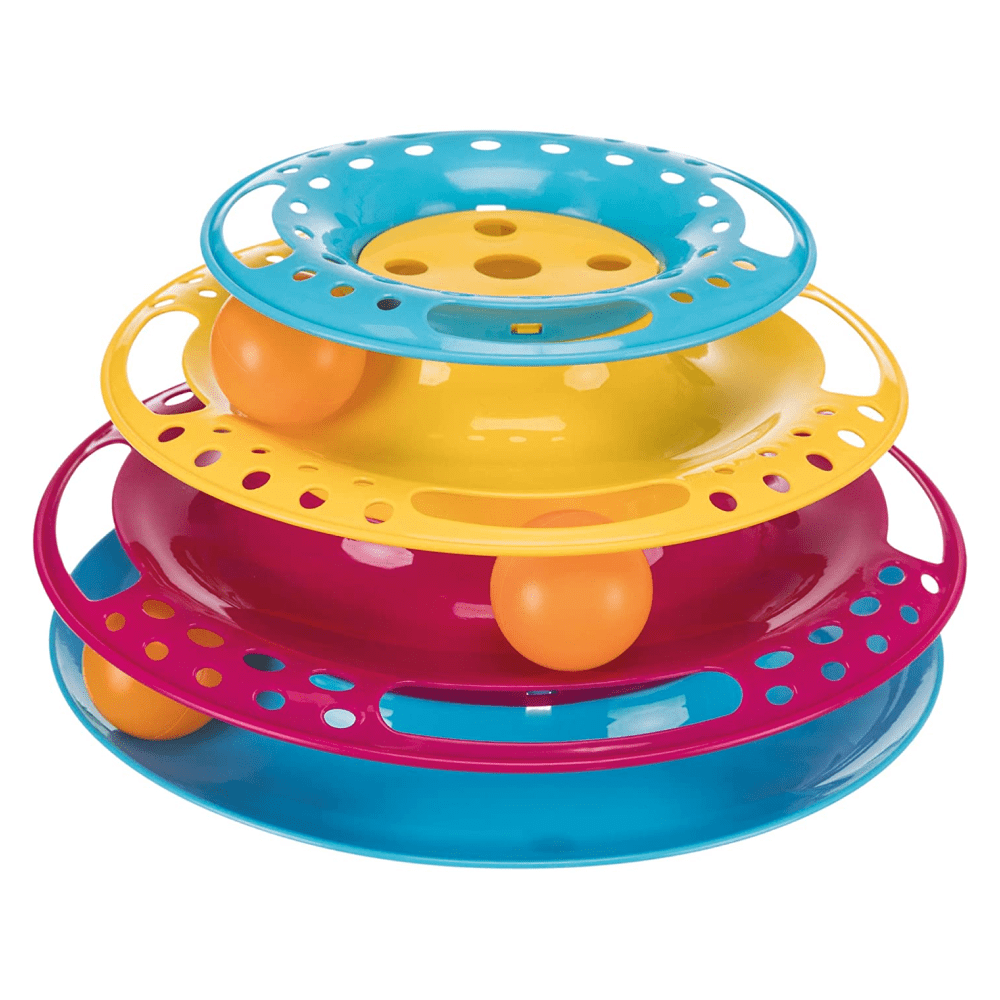 Trixie Circle Tower Catch the Balls Toy