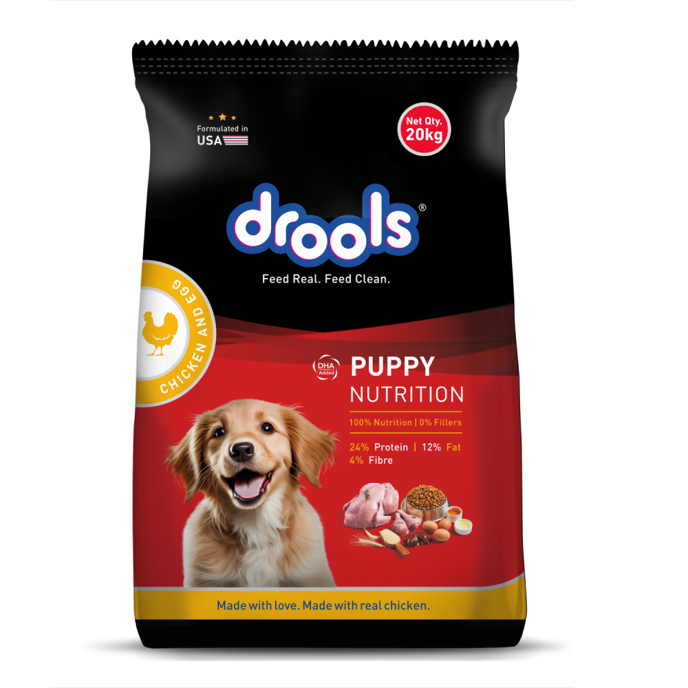 Buy Drools Chicken and Egg Puppy Dry Dog Food | Drools Dry Dog Food