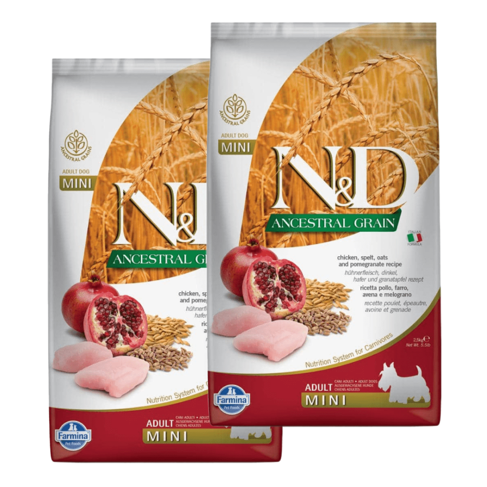 Buy Farmina N&D Ancestral Grain Adult Mini Dog Dry Food Chicken, Spelt ...